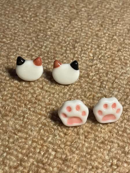 Söta Katt Örhängen 🐱 🐾