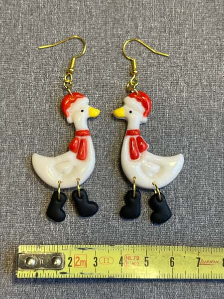 Juliga gåsörhängen 🎅🪶