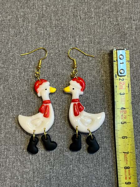 Juliga gåsörhängen 🎅🪶