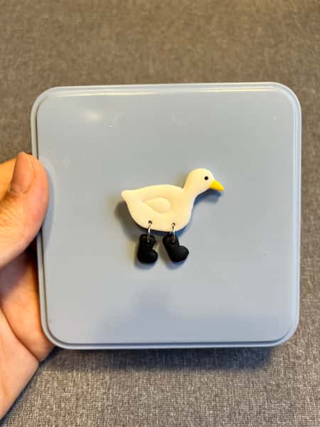 Söt gåsmagnet 🪶💛