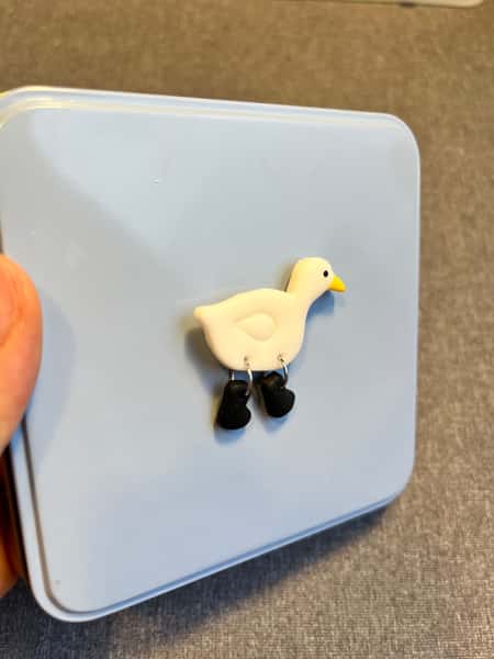 Söt gåsmagnet 🪶💛