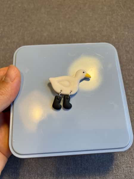 Söt gåsmagnet 🪶💛