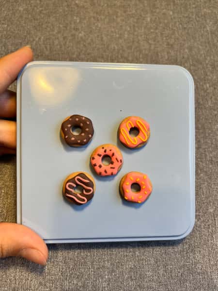 Färgglada donutmagneter 🍩💫