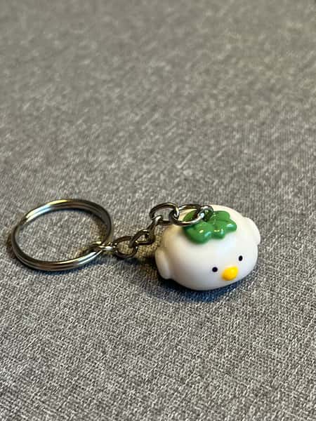 🦆 Charmig handgjord ank-nyckelring! 🍃