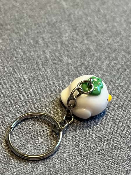 🦆 Charmig handgjord ank-nyckelring! 🍃