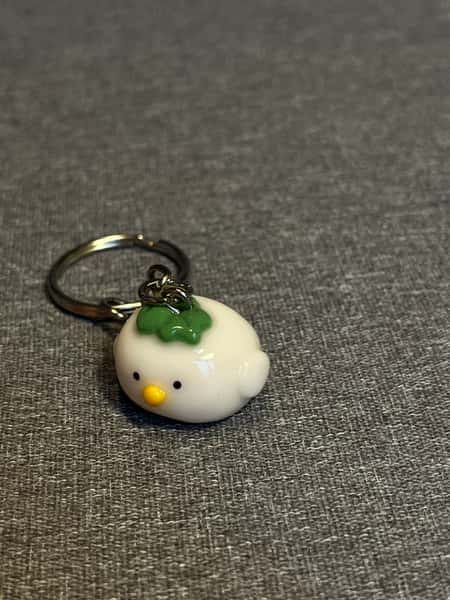🦆 Charmig handgjord ank-nyckelring! 🍃