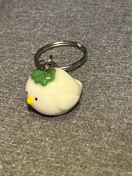 🦆 Charmig handgjord ank-nyckelring! 🍃