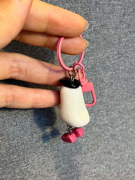 Handgjord ank-nyckelring med resinfinish! ✨