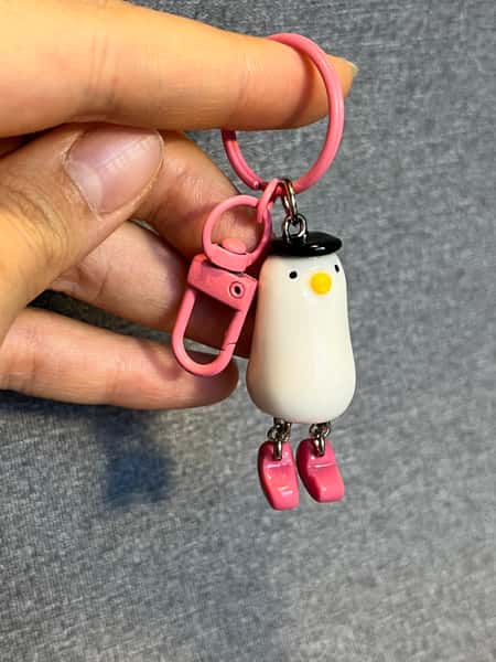 Handgjord ank-nyckelring med resinfinish! ✨