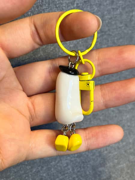 Handgjord ank-nyckelring med resinfinish! ✨