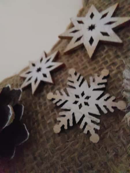 Julkrans - halvmåneformad