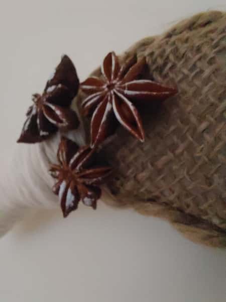 Julkrans - halvmåneformad