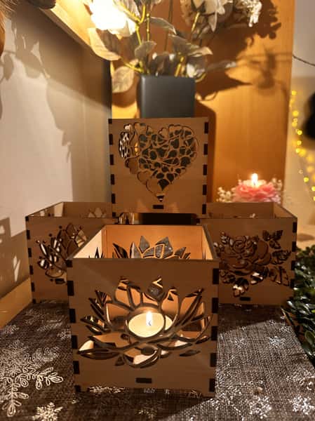 Candle holder for tealight.