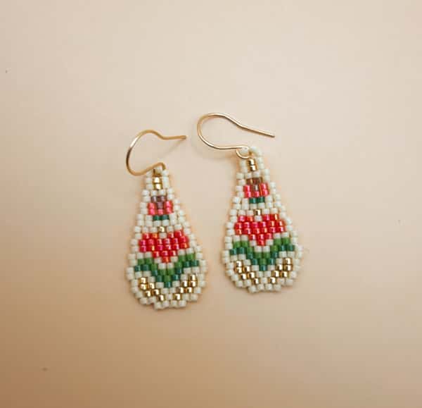 Miyuki droppformade örhängen