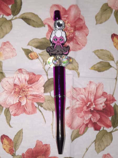 Bläckpenna med pärlor