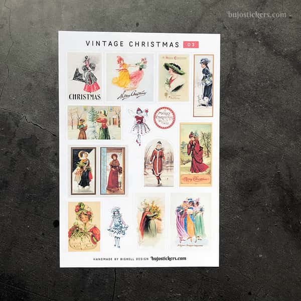 Stickers – Vintage Christmas 03