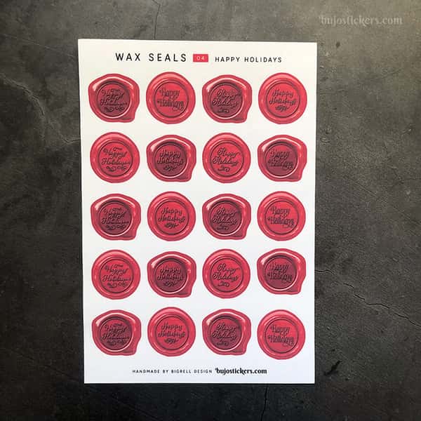 Stickers – Lacksigill Happy Holidays