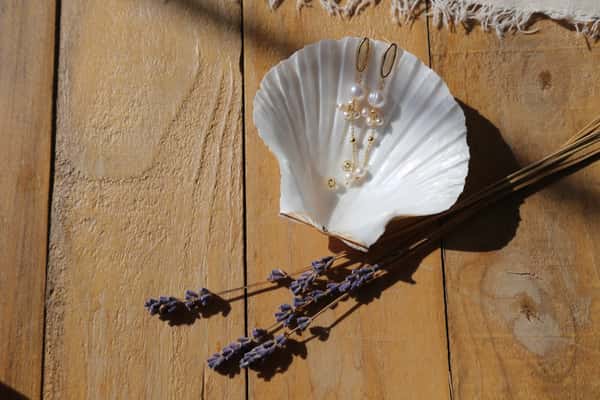 Asymmetrical Baroque Freshwater Pearl Drop Earrings – French Elegant Style