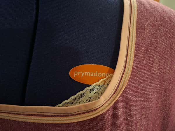 Rosalila lång klänning