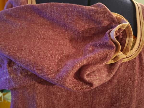 Rosalila lång klänning