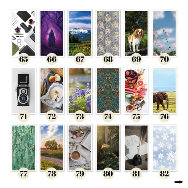 Månadskalender med 103 omslag att välja mellan. Häftad Traveler's notebooks insert. Regular/standard storlek.