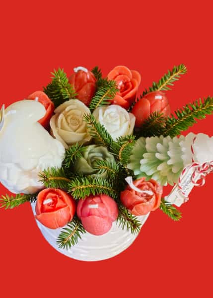 Handgjorda naturliga doftljus