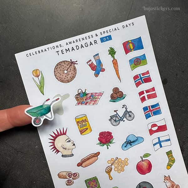 Stickers – Temadagar 01