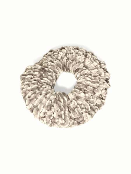 Stickad Scrunchie - Mjuk Hårsnodd