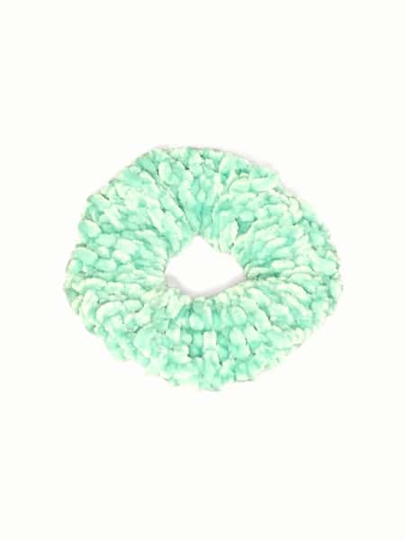 Stickad Scrunchie - Mjuk Hårsnodd