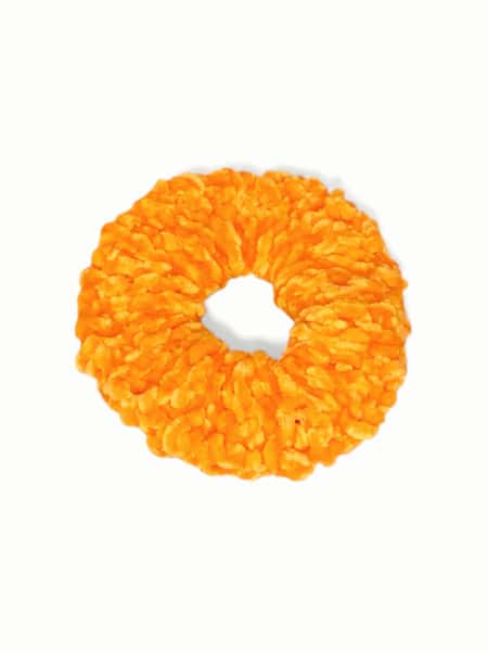 Stickad Scrunchie - Mjuk Hårsnodd