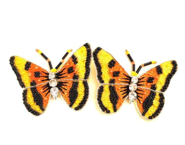 Nature’s Kiss: Hyper-Real Butterfly Earrings