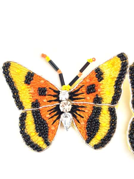 Nature’s Kiss: Hyper-Real Butterfly Earrings