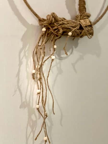 Makraméträd Livets Träd – handgjort med jutetråd och mossa