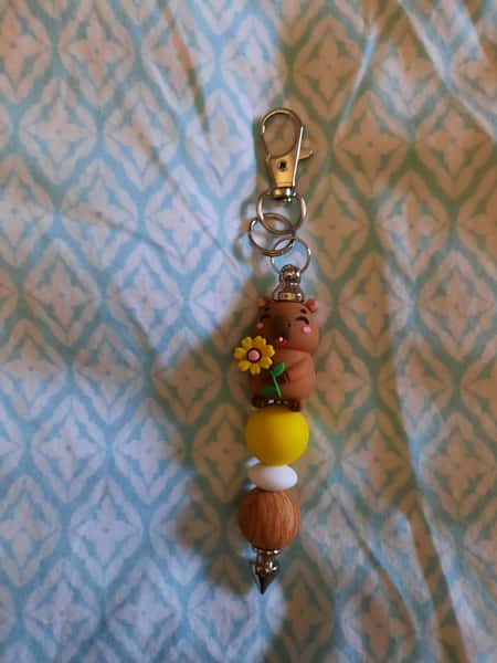 Väskaccessoar med karbinhake