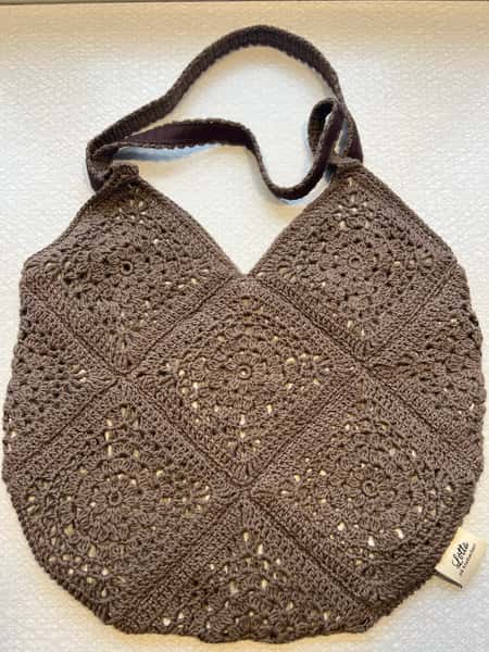 Virkad väska L