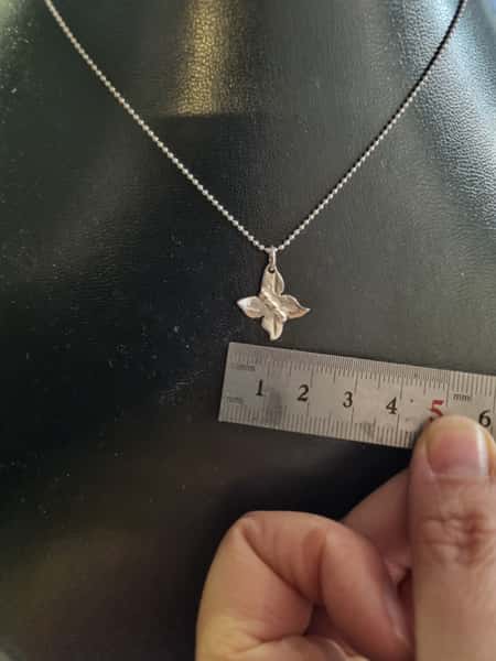 Fjäril i sterlingsilver