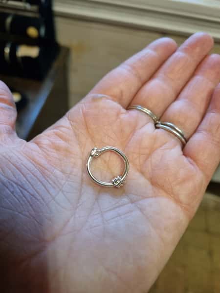 Stressring i Sterlingsilver