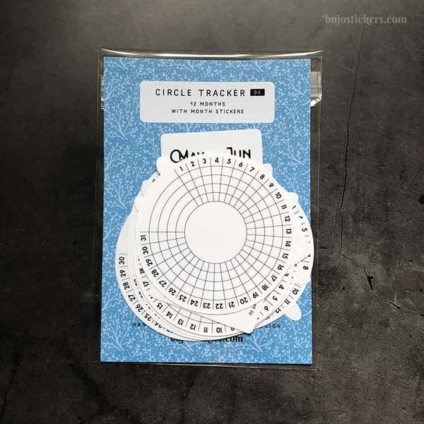 Stickers – Rund månadstracker