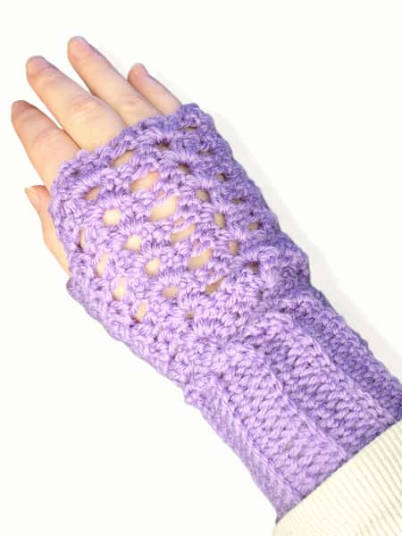 Virkade Fingerlösa Vantar - Färgrik, Nöje och Mysig