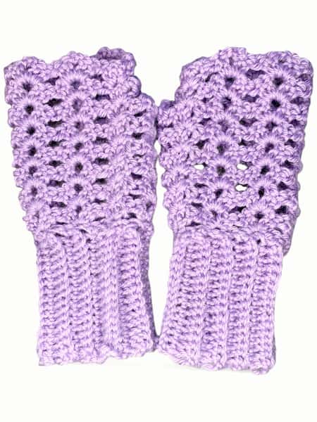 Virkade Fingerlösa Vantar - Färgrik, Nöje och Mysig
