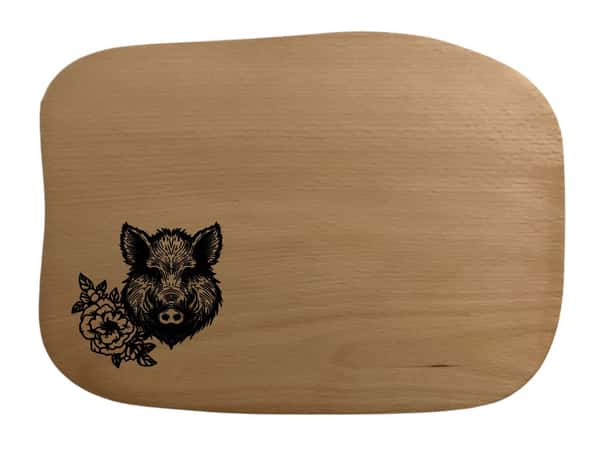 Skärbräda motiv Vildsvin