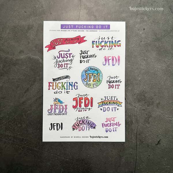 Stickers – Just F**king do it!