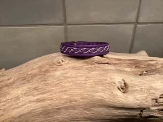 20 cm Tenntrådsarmband lila