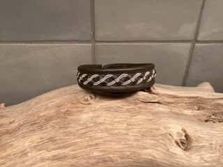 21 cm Tenntrådsarmband olivgrön