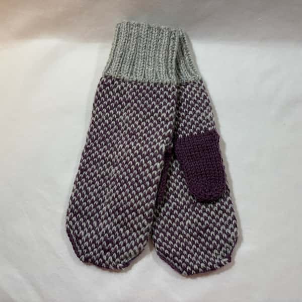 Tumvante i ull - lila