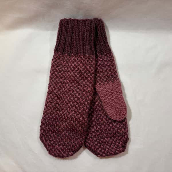 Tumvante i ull - röd