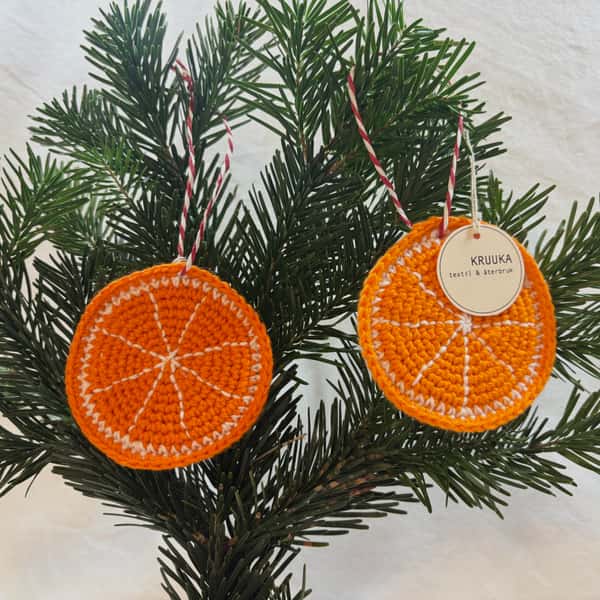 Julhänge - apelsinskiva