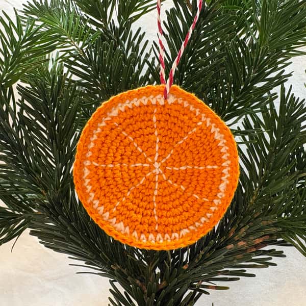 Julhänge - apelsinskiva