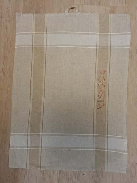 Kökshandduk mörkbeige
