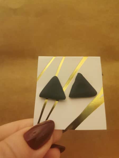 Örhängen *studs triangle*